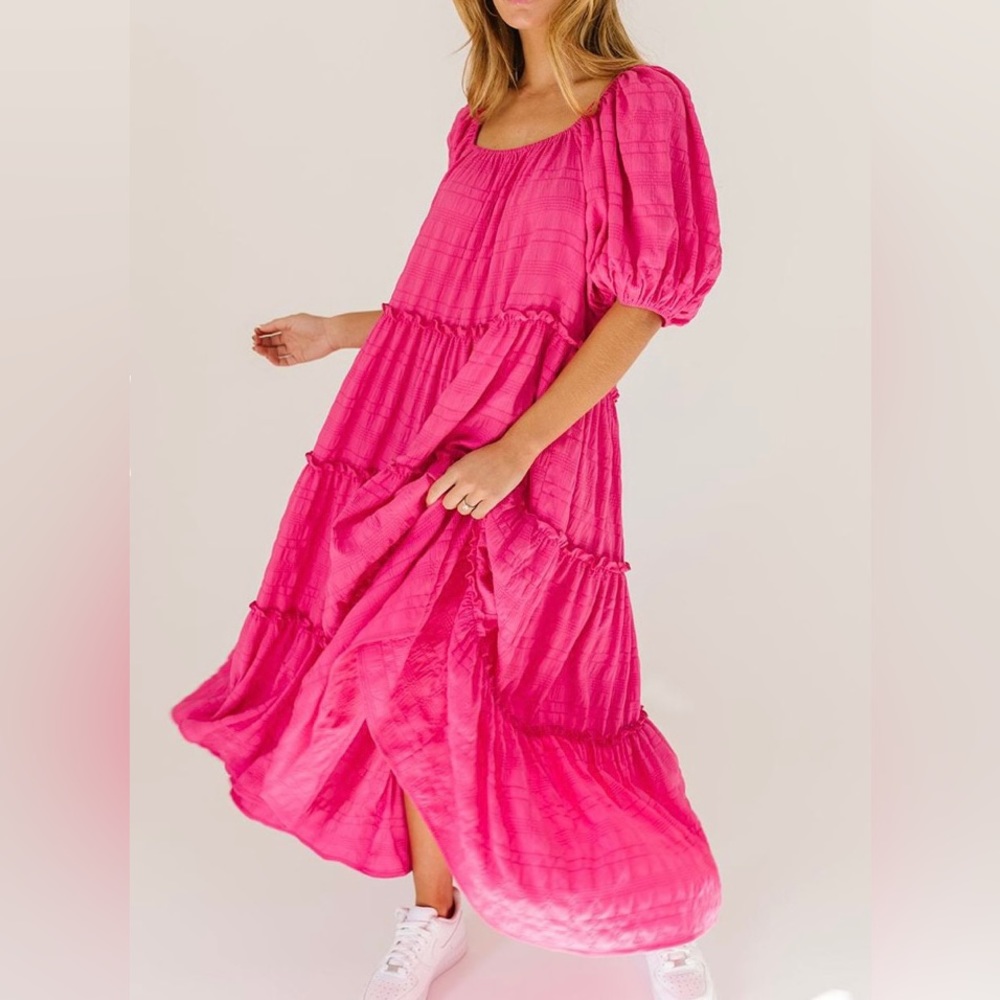 Shop zoco daymaker dress - hot pink